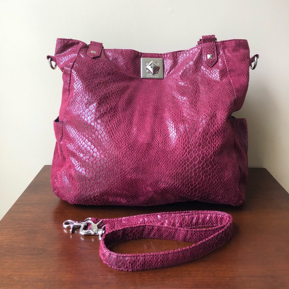Kenneth Cole Reaction Hobo Bag, Cranberry